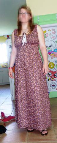 Robe longue taille empire - Juillet 2010