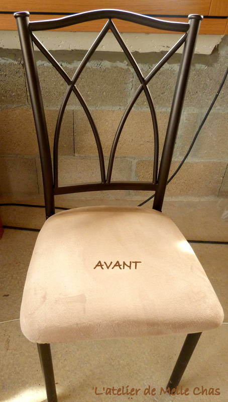 Modification assises de chaises - Avant