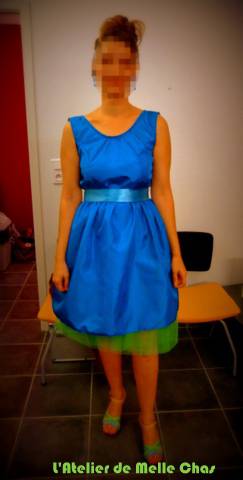 Robe sur mesure en Taffetas - Novembre 2012