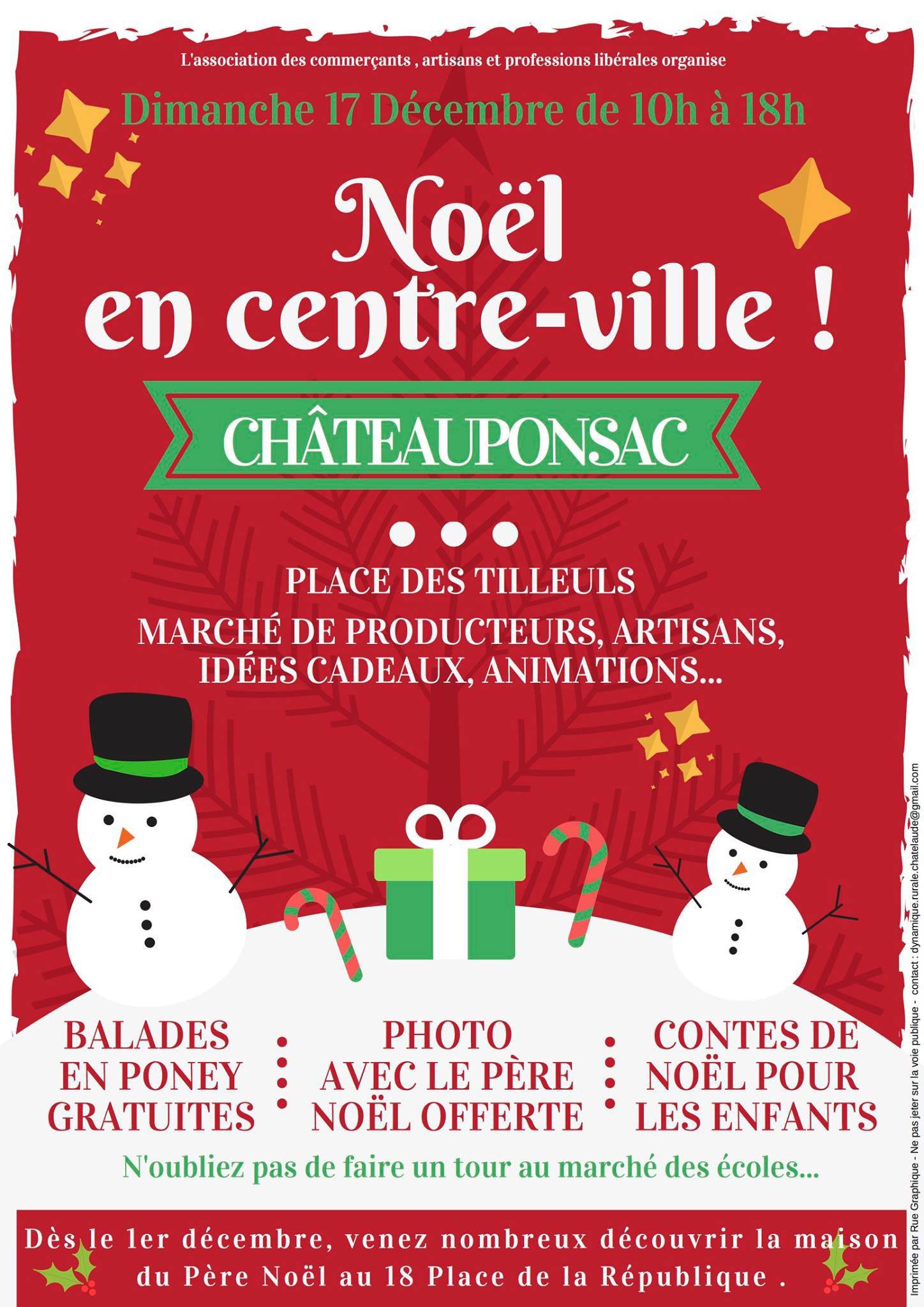 Marche de noel chateauponsac 2017