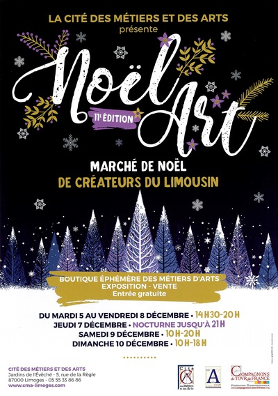 noel art 2017 limoges compagnon